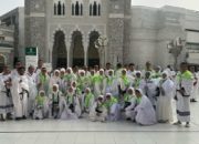 Jemaah Haji Kloter 09 KNO Tunaikan Umroh Wajib Setiba di Makkah
