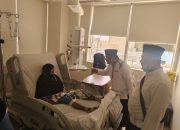 Peduli Jamaah, Kakan Kemenag dan Walikota Padangsidimpuan Jenguk Jamaah Haji Sakit di RS King Salman bin Abdul Aziz