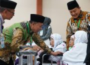 360 Jemaah Calhaj Kloter 9 Embarkasi Medan Diberangkatkan ke Tanah Suci, Luruskan Niat dan Ibadah Karena Allah