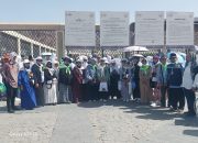 Napak Tilas Perjuangan Rasulullah SAW, Jemaah Haji Kloter 9 KNO Kunjungi Masjid Quba