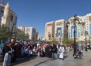 Jamaah Haji Kloter 10 Embarkasi Medan Ziarah Sekitar Madinah