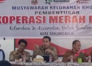 12 Koperasi Merah Putih Sudah Berdiri di Tanjungbalai, Target Rampung 31 Kelurahan pada Akhir Mei