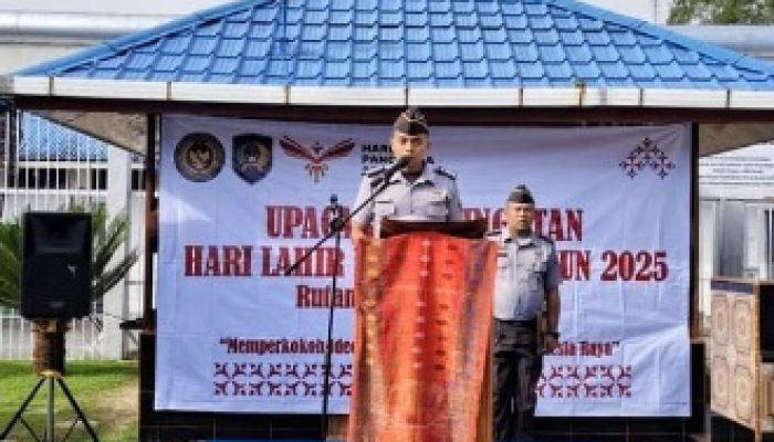Peringati Hari Lahir Pancasila, Rutan Tarutung Tegaskan Komitmen Menuju Indonesia Emas