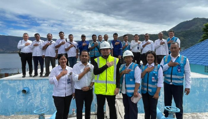 Menindak Lanjuti Harapan Gubsu, Plt Dirut Perumda Tirtanadi Atasi Gangguan Pelayanan Air Minum di Samosir