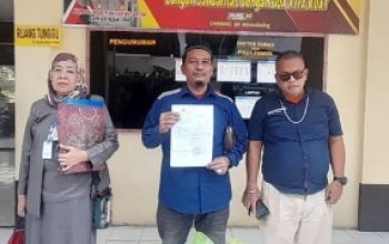 Epza Berikan Keterangan di Polsek Medan Timur Atas Perubahan Rekening PB-PASU