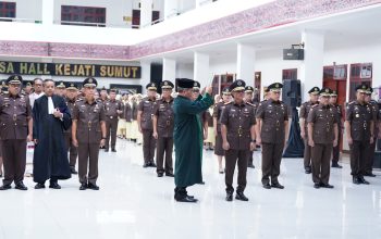 Kajati Sumatera Utara Lantik Sejumlah Pejabat Utama Lingkugan Kejatisu , Segera Lakukan Identifikasi Tugas di Wilayah
