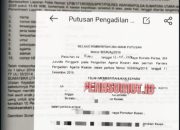 Sembilan Bulan Laporan Boru Regar ke Polres Asahan Tak Kunjung Selesai