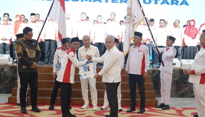 Dukung Program Jaga Desa, Kajatisu Dampingi Jamintel Pada Pengukuhan Pengurus DPD Dan DPC  ABPEDNAS se Sumatera Utara
