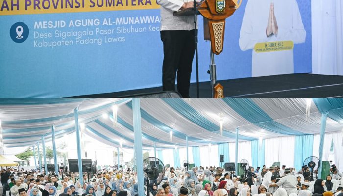 Dirut Perumda Tirtanadi, Ardian Surbakti Dampingi Gubsu Safari Ramadhan ke Palas dan Paluta sekaligus Kunker ke Cabang Tapsel dan Unit Gunung Tua