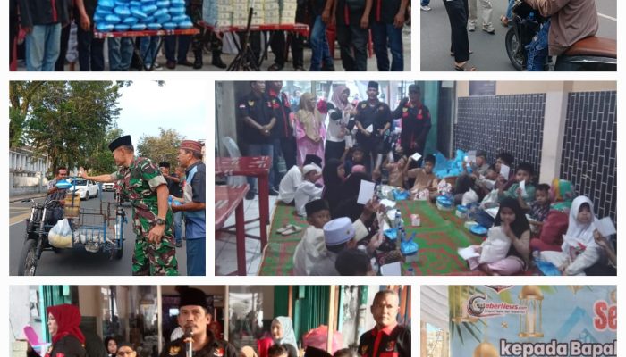 Sinergi Ramadhan : LSM TKN Kompas Nusantara dan Pagar UNRI Prabowo–Gibran Gelar Bakti Sosial, Satukan Aparat dan Masyarakat