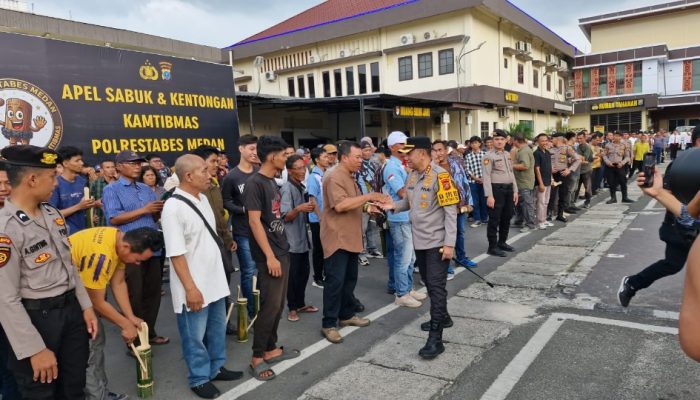 Polrestabes Medan Gelar Apel Sabuk dan Kentongan Kamtibmas Serta Halal Bihalal Idul Fitri 1447 H