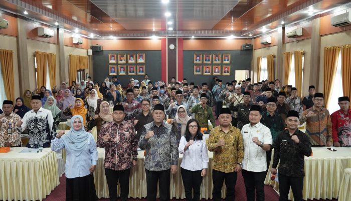 Kanwil Kemenagsu Gelar Penandatanganan Pernyataan Komitmen Bersama PMBM TP 2026/2027
