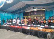 Polrestabes Medan Musnahkan 52 Kilogram Sabu yang Diselundupkan Dari Aceh ke Medan, Kombes Jean Calvijn : Kita Proses Pelaku Secara Tegas dan Tuntas