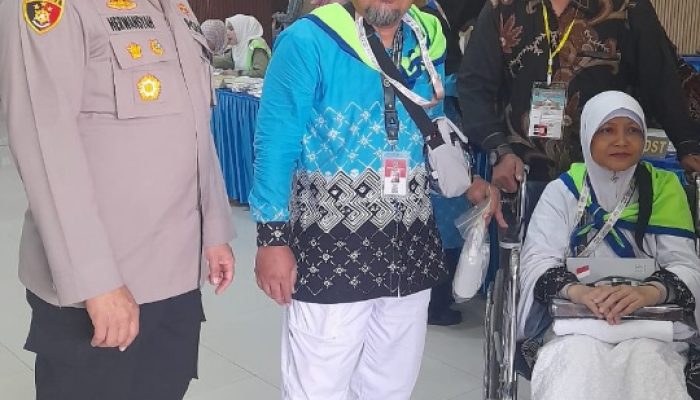 AKBP DR H Herwansyah Putra SH MS, Kabid Keamanan PPIH Medan : Kedatangan dan Keberangkatan Jamaah Haji Kloter I Tertib, Aman dan Lancar