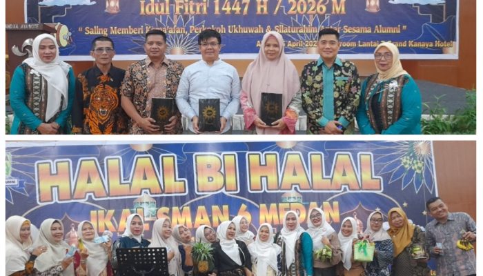 HBH IKAL SMA Negeri 6 Meriah, Guru Aktif dan Pensiun Diberi Hadiah