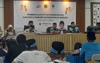 Tugas Mulia, Kemenhaj Sumut Selenggarakan Pemantapan dan Pembekalan Petugas Haji, Karu dan Karom Kloter 11 