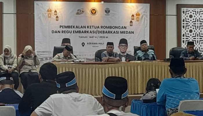 Tugas Mulia, Kemenhaj Sumut Selenggarakan Pemantapan dan Pembekalan Petugas Haji, Karu dan Karom Kloter 11 