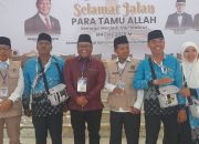 Lepas Kloter 12, Kakan Kemenhaj Sumut Sebut Walikota Padang Sidempuan Sepenuh Hati Layani Jamaah 