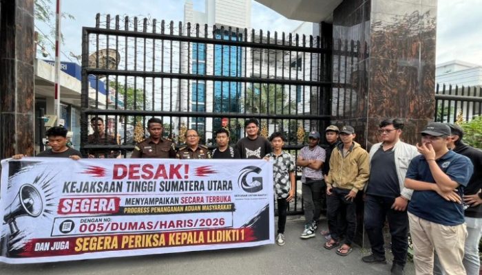 Massa Guntur Ultimatum Kejatisu: Segera Tetapkan Tersangka Korupsi KIP Kuliah
