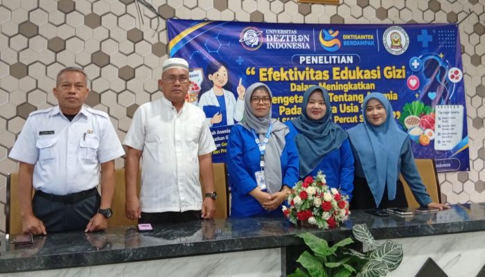 Universitas Deztron Indonesia Gelar PKM Edukasi Gizi Tentang Anemia di SMKN 1 Percut Sei Tuan
