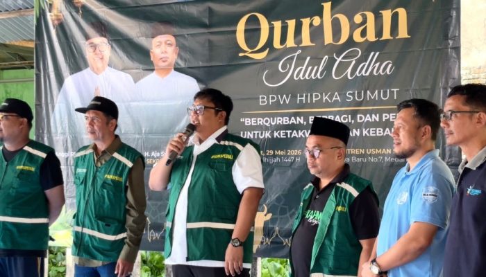BPW HIPKA Sumut Laksanakan Qurban di Pesantren Usman Syarif Medan Sunggal