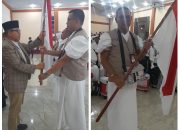 Hujan Ikut Melepas Keberangkatan 233 Jamaah Haji Kloter 17  ke Bandara Menuju Makkah