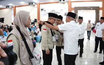 Sekira 358 Jamaah Haji Kloter 02 Debarkasi Medan Tiba, Jaga Kemabruran Haji dan Jadi Teladan di Masyarakat