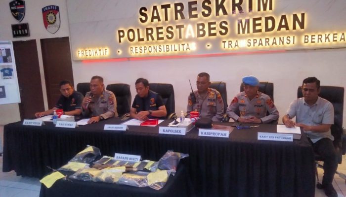 Bentrok Antargeng Motor di Medan, Polrestabes Sergap 6 Pelaku Pengeroyokan Hilangnya Nyawa Korban di Patumbak