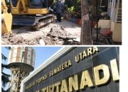 Perawatan/Perbaikan JDU Diameter 1.000 MM Milik Perumda Tirtanadi di Jalan Purwo Gang Family Delitua, Berdampak di Beberapa Wilayah.