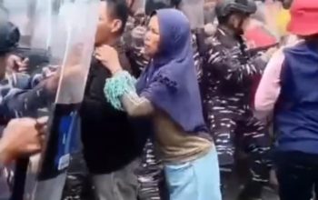 Memanas, Ratusan Warga Tani Hadang Aktivitas TNI AL, Terkait Sengketa Lahan Di Desa Sinembah Limau Manis
