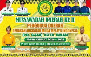Hari Ini PB GAMI Buka Musywil II PD GAMI Binjai, Wan Rudi Iskandar Baros Siap Besarkan GAMI