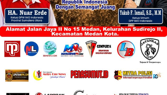 Tingkatkan Silaturahmi dan Nasionalisme, IMO Indonesia Sumut Gelar Upacara HUT ke-81 RI