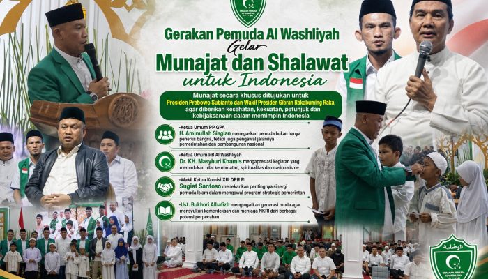 Gerakan Pemuda Al Washliyah Gelar Munajat dan Shalawat untuk Indonesia, Doakan Prabowo-Gibran Diberi Kesehatan dan Kebijaksanaan