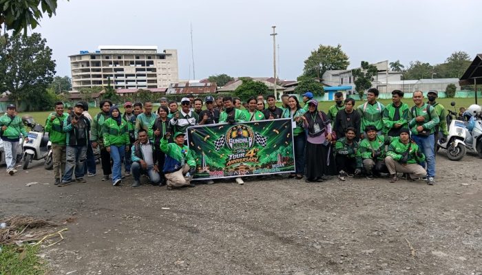 Anniversary ke-4 Gundala Molis Menggelar, Touring ” Jalin Kebersamaan Antar Pengemudi Grab