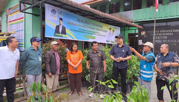 Perumda Tirtanadi Tanam 1.000 Pohon Di Sibolangit, Ardian Surbakti : Masih Banyak Aktivitas Penebangan Pohon