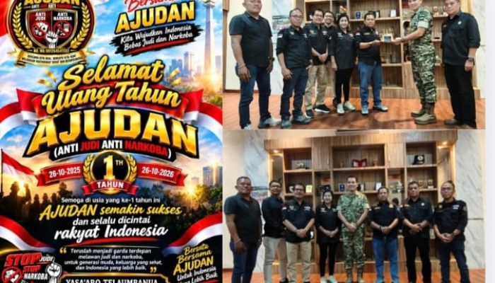 Komandan Kodim 0201 Medan Terima Audiensi DPP AJUDAN, Perkuat Sinergitas Berantas Judi dan Narkoba